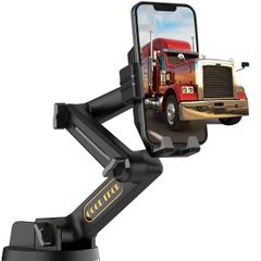 【数量限定】【2025年の新しいアップグレード】スマホホルダー 車 車載ホルダー 長いバージョン 3軸機械式伸縮アーム 安定性の向上 超自由な回転角 360度回転 超強力真空吸盤 洗える 4.5～7.2インチのスマートフォン対応 車用スマホホルダー 99%車種
