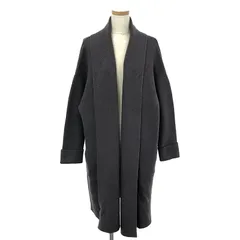 【美品】イエナ★ウールカシミヤ混ガウンコート　グレー IENA / イエナ | ウールカシミヤニットガウンコート | F