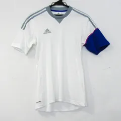 アディダス 半袖Ｔシャツ トップス クライマライト スポーツウエア レディース Sサイズ グレー×白 adidas 【中古】
