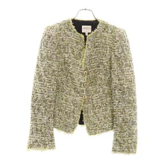 ARMANI COLLEZIONI (アルマーニ コレツィオーニ) JMG06T ノーカラーツイードジャケット マルチ レディースのサムネイル