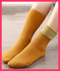 【スタッフおすすめ！】 裏起毛ソックス レディース あったか靴下 暖かい靴下ぽかぽか/モコモコ ソックス/カジュアル防寒靴下 厚手 保温くつした レッグウェア もこ おすすめ おしゃれ　かわいい　人気 86YH-001