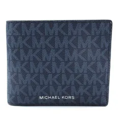 マイケルコース 財布 二つ折り財布(小銭入れなし) MICHAEL KORS COOPER 36U9LCRF6B ADMRL/PLBLUE アウトレット メンズ