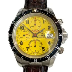【希少タイガーウッズモデル⭐️ TUDOR】 チューダー(チュードル) クロノタイム　プリンスデイト　 メンズ 腕時計　 イエロー 文字盤　 オートマ 自動巻き　 Chrono time     79260P  （AYA） 240109130000T
