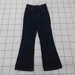 ◇ Θ Lee リー カジュアル フレア デニム ジーンズ パンツ サイズS ネイビー系 レディース E  【1509180010315】