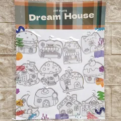 【ドリームハウス】 12個入り アートプレート グラスデコ サンキャッチャー プレート オーナメント