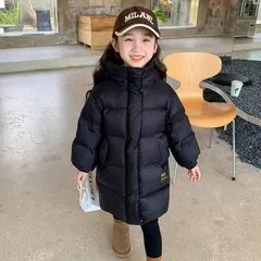 中綿コート キッズ 子供服 女の子 秋冬 冬服 子供コート アウター 厚手 ダウン風コート キッズコート ロングコート 中綿ジャケット フード付き トップス 長袖 暖かい 防寒 秋冬 子ども服 韓国可愛い  hzyfa01☆DZ10