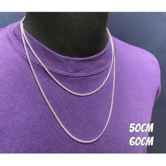 【50cm・60cm】喜平 シルバー チェーンネックレス 2つセット