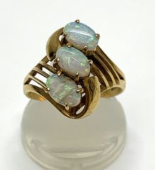モ*リ様 18K ゴールド オパール リング 10号 - メルカリ