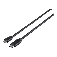 バッファロー iBUFFALO USB2.0ケーブル(MicroBtoC)1.0m ブラック BSUMBC210BK 0