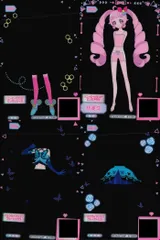 ux237 カード まとめ ひみつのアイプリ ミルフィーユ ハニービービッドピンクシューズ　ハニービービッドピンクアクセ　ひまり　ハッピーブライマジックブルートップス　ハッピーブライマジックブルーボトムス   アイプリ クリア 着せ替え 美少女