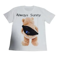 Tシャツ レディース 半袖 トップス プリントT 転写 カットソー アニマル かわいい ティーシャツ くま フェイク 男女兼用 高校生 プルオーバー 大きいサイズ オーバーサイズ ゆったり ロック ヒップホップ シンプル ロゴ 韓国ファッション 白 黒