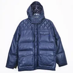 Supreme⭐︎メンズM シュプリーム レザーダウンジャケット 本革 ブルー 2025年最新】supreme レザーダウンの人気アイテム - メルカリ