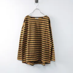 サマンサモスモス Samansa Mos2 SM2 バスクボーダーTシャツ F/ライトブラウン ブラック トップス カットソー【2400014261929】のサムネイル