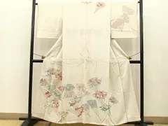 手刺繍ハギレハンドメイド和風御所車花車