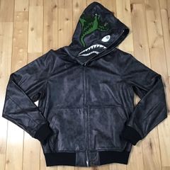 BAPE × COACH LEATHER JACKET 000000005694