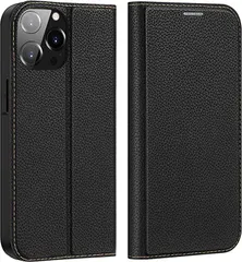 GANGXUN iPhoneケース PUレザー カード収納 スタンド機能 レンズ保護 スマホケース 携帯カバー マグネット式 14 Pro Max(ブラック,  iPhone 14 Pro Max)