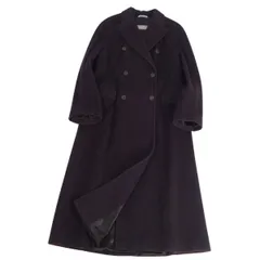 美品 マックスマーラ Max Mara ロングコート ダブルブレスト ウール ア