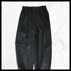 ストリート系 カーゴジョガーパンツ ブラック