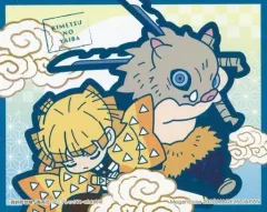 【中古】シール・ステッカー(キャラクター) 我妻善逸＆嘴平伊之助 「鬼滅の刃 キラキラビッグステッカー バディコレ編」