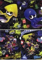 [Used] Clear File Set (2 types) A4 Clear File "Splatoon 3 x Seven-Eleven Splatoon 3 Campaign!" Purchase Bonus Item