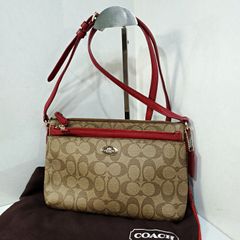 新品】COACH ANA限定 シグネチャー ワンショルダー アクセサリーポーチ
