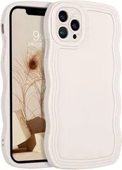 GUAGUA いphone 11 Pro ケース ウェーブ iPhone11 Pro ケース うねうね 可愛い 韓国 おしゃれ アイフォン 11pro カバー TPU 人気 ソフト バンパー 耐衝撃 超軽量 薄型 ワイヤレス充電対応 ストラ