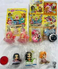 ONE PIECE    ぷちきゃらランド　サンジくんパラダイス編　シークレット　石化サンジ　全種　コンプ　セット　フィギュア　ワンピース　ペローナ　ハンコック　ロビン　ナミ　しらほし