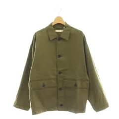 マルニ MARNI UNIQLO オーバーサイズ ユーティリティジャケット ステンカラー M カーキ /AT