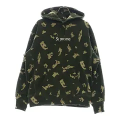 SUPREME (シュプリーム) 21AW Box Logo Hooded Sweatshirt Olive Russian Camo ボックスロゴ ロシアンカモ プルオーバースウェットパーカー フーディ グリーン