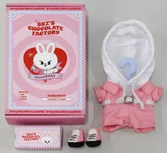 ぬいぐるみ　PuppyM(スンミン) PINK VER. PLUSH OUTFIT(着せ替え衣装セット) 「SKZOO」 Snow Prince Puppym, Skzoo Clothes, Skzoo Outfits, 20cm Doll