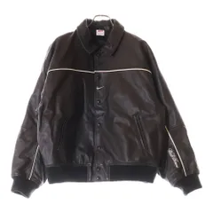 極美品　Supreme x Nike レザーバーシティ　　ナイキ&シュプリーム Supreme シュプリーム 2025SS Nike Leather Varsity Jacket