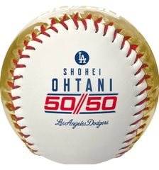大谷翔平 2024MVP記念ボール ブルー 50/50ロゴ ドジャースMLB公式