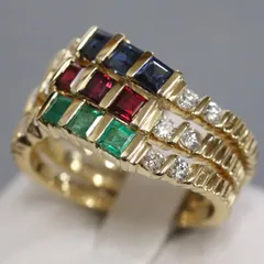 2025年最新】マルチカラーダイヤモンドリングの人気アイテム - メルカリ 