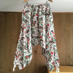 美品 ジュンヤワタナベマン 22SS 麻 花柄 ペイズリー パンツ M - メルカリ