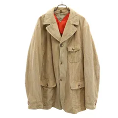 TOMMY HILFIGER トミーヒルフィガー コーデュロイジャケット M ベージュ メンズ 古着