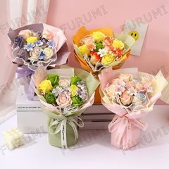 ソープフラワー 造花 花束 フラワーソープ 就職祝い 離任式 プレゼント 退職祝い 母の日のプレゼント 花 ドライフラワー flower 卒園祝い 