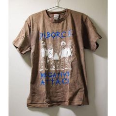 DIBORCE (ディボウス) 中古【古着】Tシャツ グラインドコア Negative Attack T-shirts Brown/タイダイ柄 GrindCore Punk