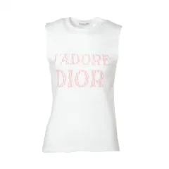 ☆ レア☆Dior タンクトップ クリスチャンディオール　ガリアーノ　ボブマリー Christian Dior by John Galliano 2000s J'adore Dior