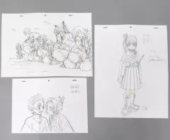 【中古】原画イラストボード 鬼滅の刃 Blu-ray/DVD 10巻 ufotable購入特典 複製原画セット