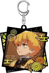 【中古】キーホルダー 我妻善逸 螺鈿風シリーズ アクリルキーホルダーVol.2 「鬼滅の刃」