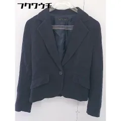 ◇ green label relaxing グリーンレーベル UNITED ARROWS 1B 長袖 テーラードジャケット サイズ38 ネイビー レディース  【1108240003160】