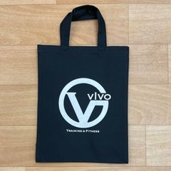 トレーニング＆フィットネス ビボ 会員 BAG 3枚SET A4サイズ入ります ポリ塩化ビニル樹脂加工 マチ付き かばん バッグ エコバック