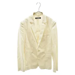 RAF SIMONS (ラフシモンズ) 08SS バックプリーツ パワーショルダー 2Bテーラードジャケット ホワイトのサムネイル
