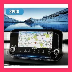 ruiya PET製フィルム・改良済み 2021新型 三菱 アウトランダーPHEV 専用 カーナビ 保護フィルム 12.3インチ 汚れ防止 4H 貼付簡単 2枚入り カスタムパーツ★