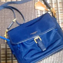 週末セール！トリーバーチ　ショルダーバッグ　ネイビー　ナイロン