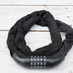 【FUN 5number Chain lock】ブラック 黒 チェーンロック カギ 鍵 ピストバイク 自転車