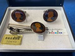 ヴィンテージ　タイピンカフスボタンセット　メンズ小物