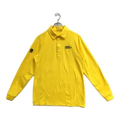未使用品 メンズ ビバハート VIVA HEART 長袖ポロシャツ 50(L) イエロー 黄色 シンプル