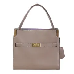 美品 TORY BURCH トリーバーチ リー ラジウィル スモール ダブルバッグ 2way ショルダーバッグ グレージュ レディース 古着 中古 USED