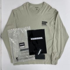 【XL/23SS】NEIGHBORHOOD NH. TEE LS-2/ネイバーフッド ロングスリーブ Tシャツ/長袖  丸首/SAGE GREEN/品番:231PCNH-LT02/ファイル/※柔軟剤系の匂い移り 服飾 (68-2025-0430-KO-005)